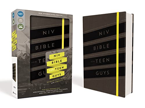 Niv Bible for Teen Guys Imitation Leather Charco Format: Slides
