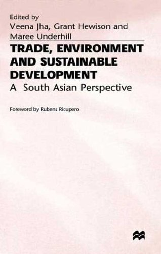 Trade, Environment, and Sustainable Development: A South Asian Perspective