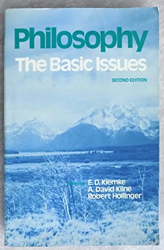 Philosophy: The basic issues - Second Edition