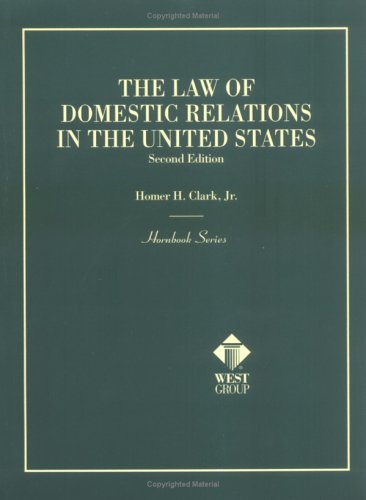 The Law of Domestic Relations in the United States (Hornbook)