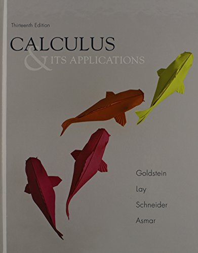 Calculus Its Applications and Student Solutions Manual (13th Edition)