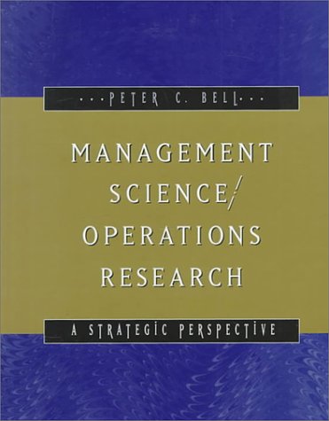 Management Science/Operations Research: A Strategic Perspective