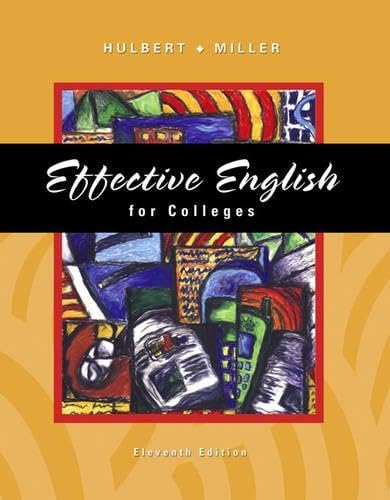 Effective English for Colleges (with CD-ROM and InfoTrac )