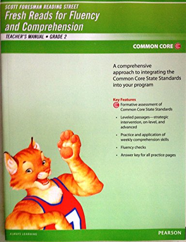 Pearson Scott Foresman Fresh Reads for Fluency and Comprehension Common Core Edition (Reading Street Grade 2 Teacher's Manual) by Pearson (2012-05-03)
Pearson Scott Foresman Fresh Reads for Fluency and Comprehension Common Core Edition (Reading Street Grade 2 Teacher's Manual) by Pearson (2012-05-03)