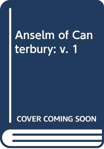 Anselm of Canterbury: v. 1