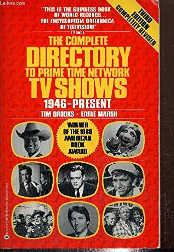 Complete Directory to Prime Time Network TV Shows 1946-Present