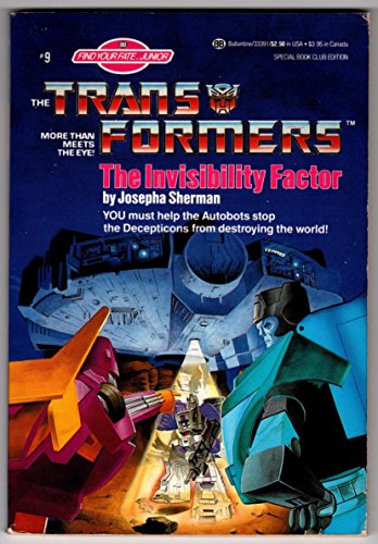 Transformers: The Invisibility Factor (Find Your Fate Junior - Transformers)