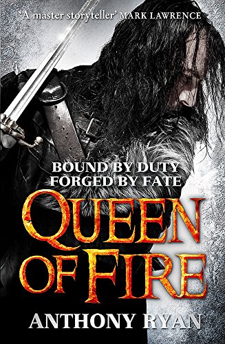QUEEN OF FIRE - BOOK 3 OF THE RAVENS SHADOW TRILOGY - SIGNED, LINED & DATED FIRST EDITION FIRST P...
