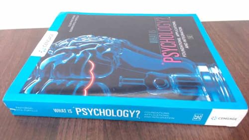 What is Psychology: Foundations, Applications, and Integration (MindTap Course List)
What is Psychology: Foundations, Applications, and Integration (MindTap Course List)