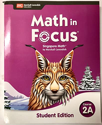 Student Edition Course 2020 (A) (Math in Focus 6-8 2020 English)