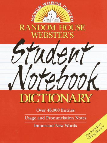 Random House Webster's Student Notebook Dictionary