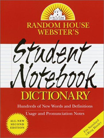 Random House Webster's Student Notebook Dictionary: Second Edition (Handy Reference Series)