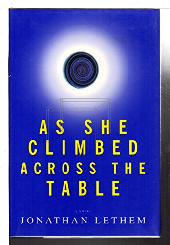 AS SHE CLIMBED ACROSS THE TABLE