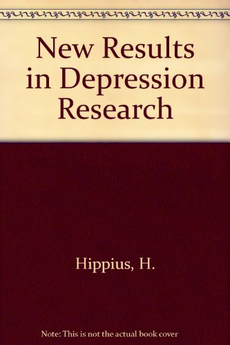 NEW RESULTS ON DEPRESSION RESEARCH