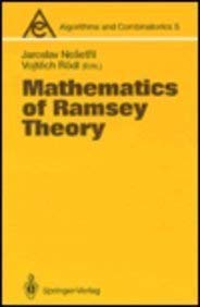 Mathematics of Ramsey Theory (Algorithms and Combinatorics)