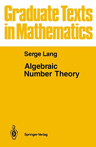 Algebraic Number Theory (Proceedings in Life Sciences)