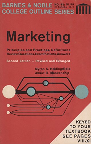 Marketing (Second Edition-Revised and Enlarged)