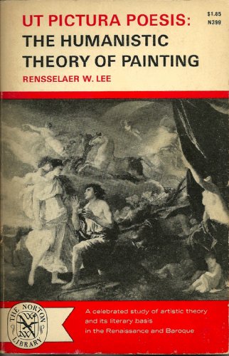 Ut Pictura Poesis the Humanistic Theory of Painting
