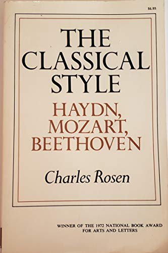 The classical style: Haydn, Mozart, Beethoven The Norton library, N653