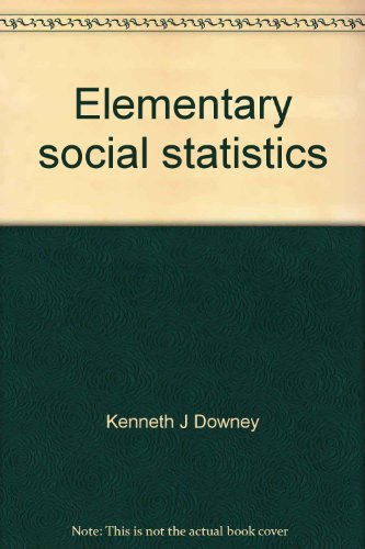 Elementary Social Statistics
