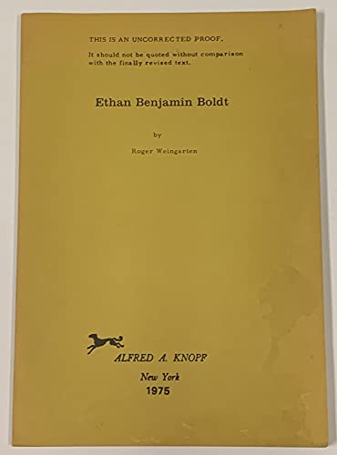 Ethan Benjamin Boldt: Poems