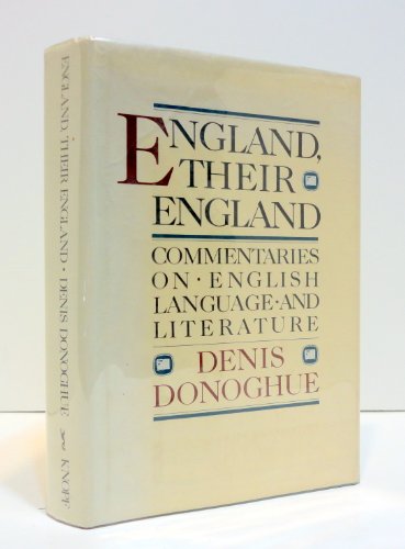 England, Their England: Commentaries on English Language and Literature