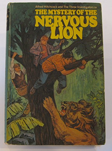 Alfred Hitchcock and The Three Investigators in The Mystery of the Nervous Lion (Number 16).