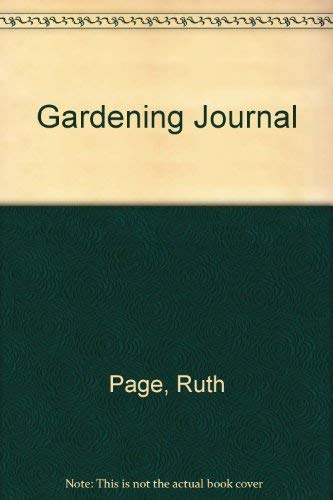 Ruth Page's Gardening Journal.