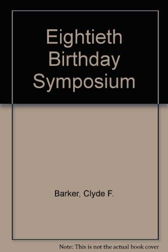 Jonathan E. Rhoads: Eightieth Birthday Symposium, May 9, 1987