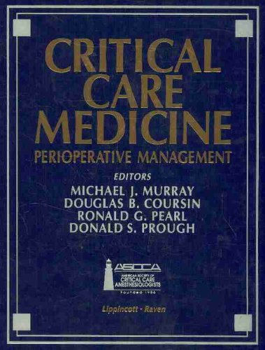 Critical Care Medicine: Perioperative Management