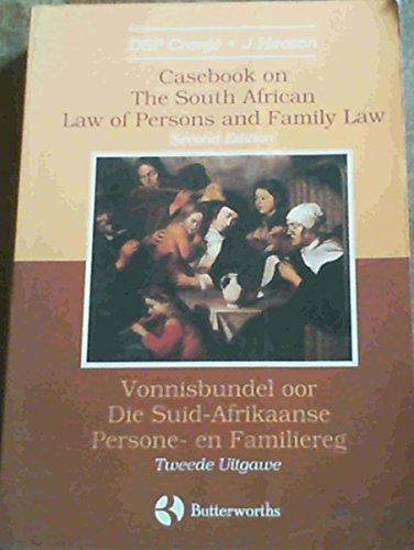 Casebook on the South African Law of Persons and Family Law