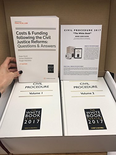 The White Book Service 2017 - Civil Procedure (Volume 1)