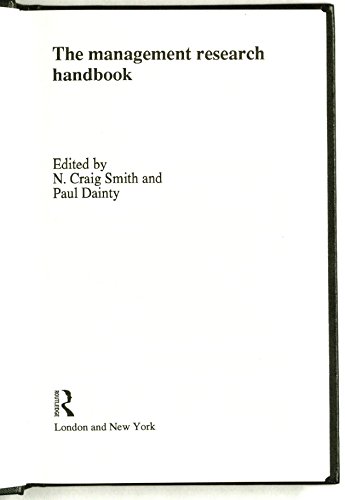 The Management Research Handbook