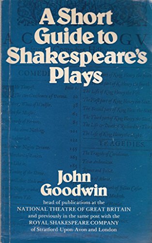 shakespeare plays short guide goodwin john abebooks