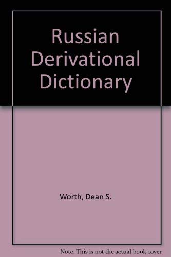 Russian Derivational Dictionary