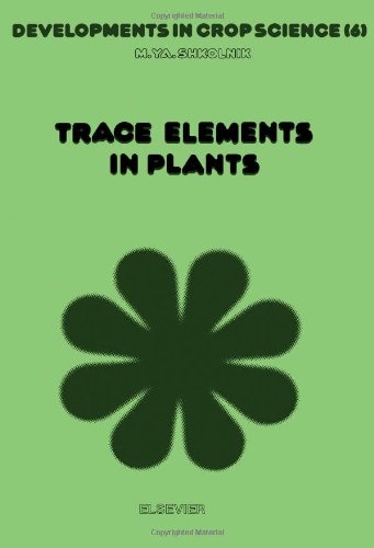 Trace Elements in Plants: Developments in Crop Science