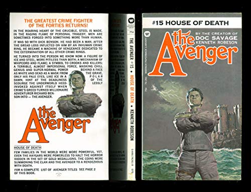 HOUSE OF DEATH. ( 1973 ) Book #15 in the AVENGER SERIES.