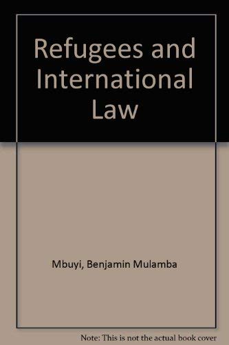 Refugees and International Law/Les Refugies Et Le Droit International. 1st edition.