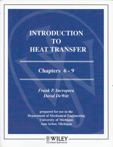 Solution Manual Fundamentals Of Heat And Mass Transfer 6th