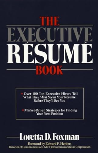 The Executive Resume Book