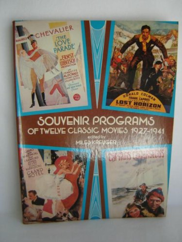 Souvenir Programs of Twelve Classic Movies, 1927-1941