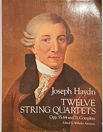 Twelve String Quartets, Opp. 55, 64 and 71, Complete (Dover Chamber Music Scores)
Twelve String Quartets, Opp. 55, 64 and 71, Complete (Dover Chamber Music Scores)
