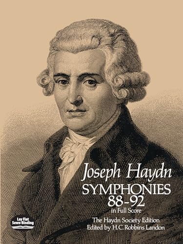Symphonies 88-92 In Full Score The Haydn Society Edition. Edited by H.C. Robbins Landon