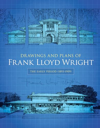 drawings and plans of frank lloyd wright. the early period (1893-1909). text in englischer sprache