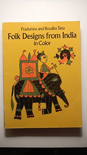 folk designs from india in color