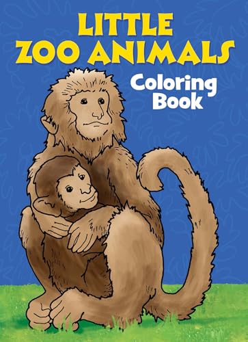 Little Zoo Animals Coloring Book (Dover Little Activity Books)