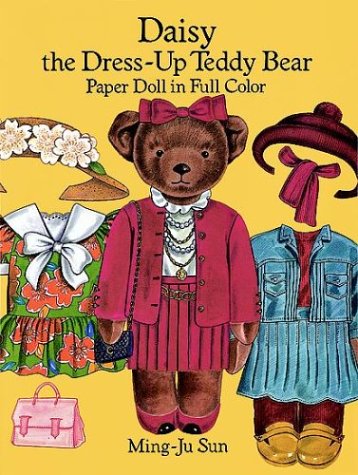Daisy the Dress-Up Teddy Bear Paper Doll in Full Color