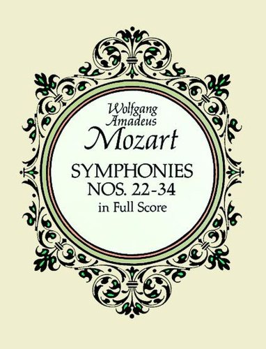Symphonies Nos. 22-34 in Full Score (Dover Music Scores)