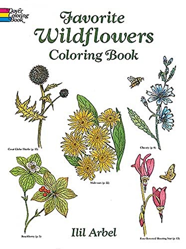 FAVORITE WILDFLOWERS COLORING BOOK (Dover Pictorial Archive Series)