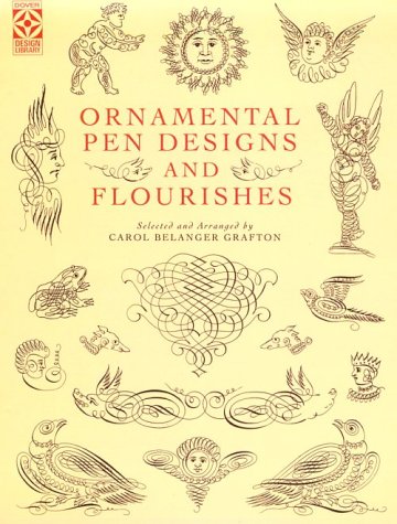 Ornamental Pen Designs and Flourishes (Dover Pictorial Archive Series)